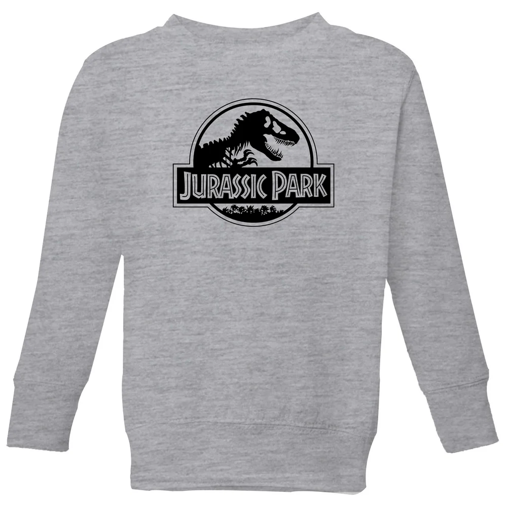 Jurassic Park Logo Kids' Sweatshirt - Grey - 98/104 (3-4 jaar) Afbeelding 1