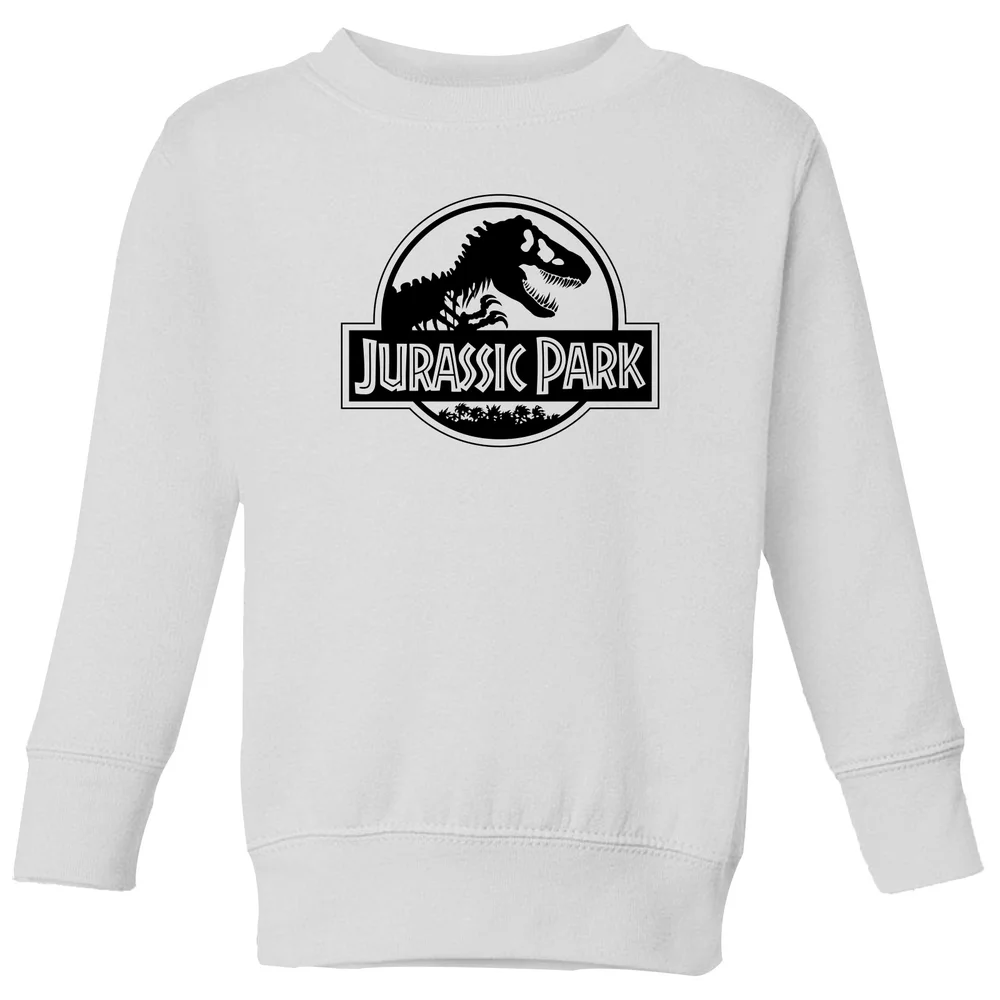 Jurassic Park Logo Kids' Sweatshirt - White - 110/116 (5-6 jaar) Afbeelding 1