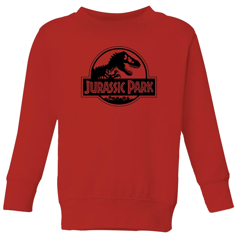 Jurassic Park Logo Kids' Sweatshirt - Red - 98/104 (3-4 jaar) Afbeelding 1