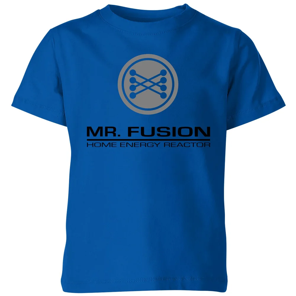 Back To The Future Mr Fusion Kids' T-Shirt - Blue - 98/104 (3-4 jaar) Afbeelding 1