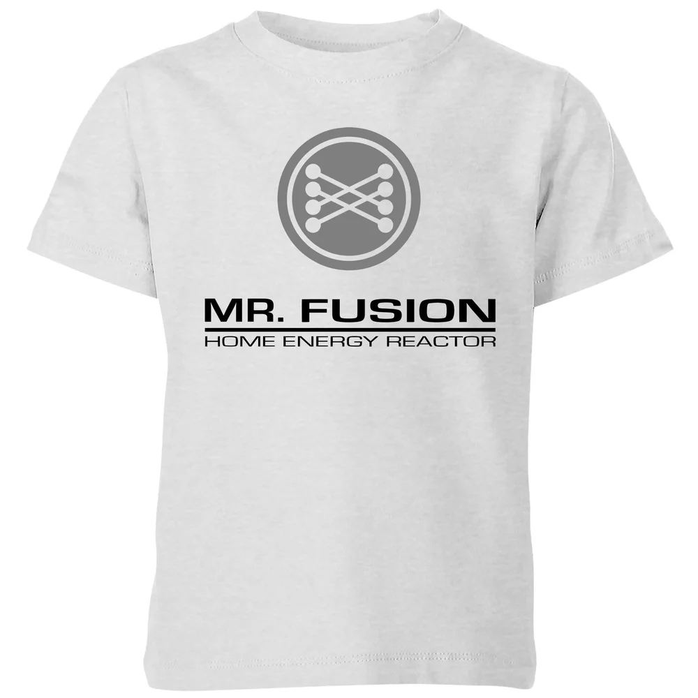 Back To The Future Mr Fusion Kids' T-Shirt - Grey - 98/104 (3-4 jaar) Afbeelding 1