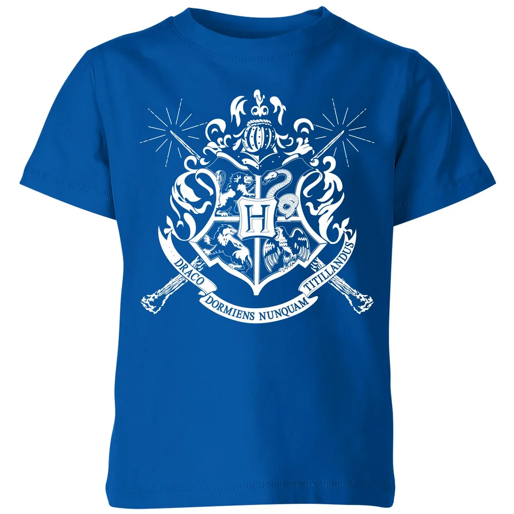 Harry Potter Hogwarts House Crest Kids' T-Shirt - Blue - 98/104 (3-4 jaar) Afbeelding 1