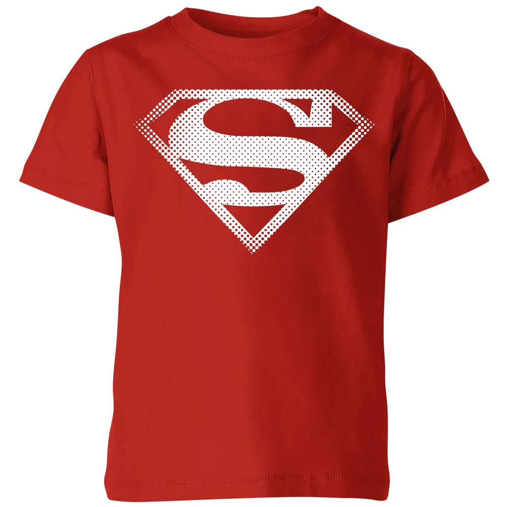Superman Spot Logo Kids' T-Shirt - Red - 98/104 (3-4 jaar) Afbeelding 1
