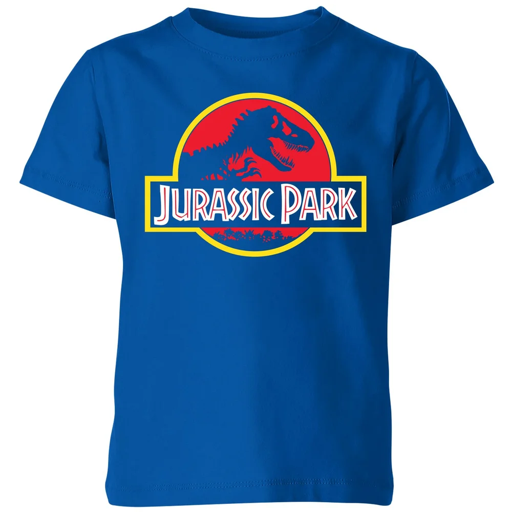 Jurassic Park Logo Kids' T-Shirt - Blue - 98/104 (3-4 jaar) Afbeelding 1