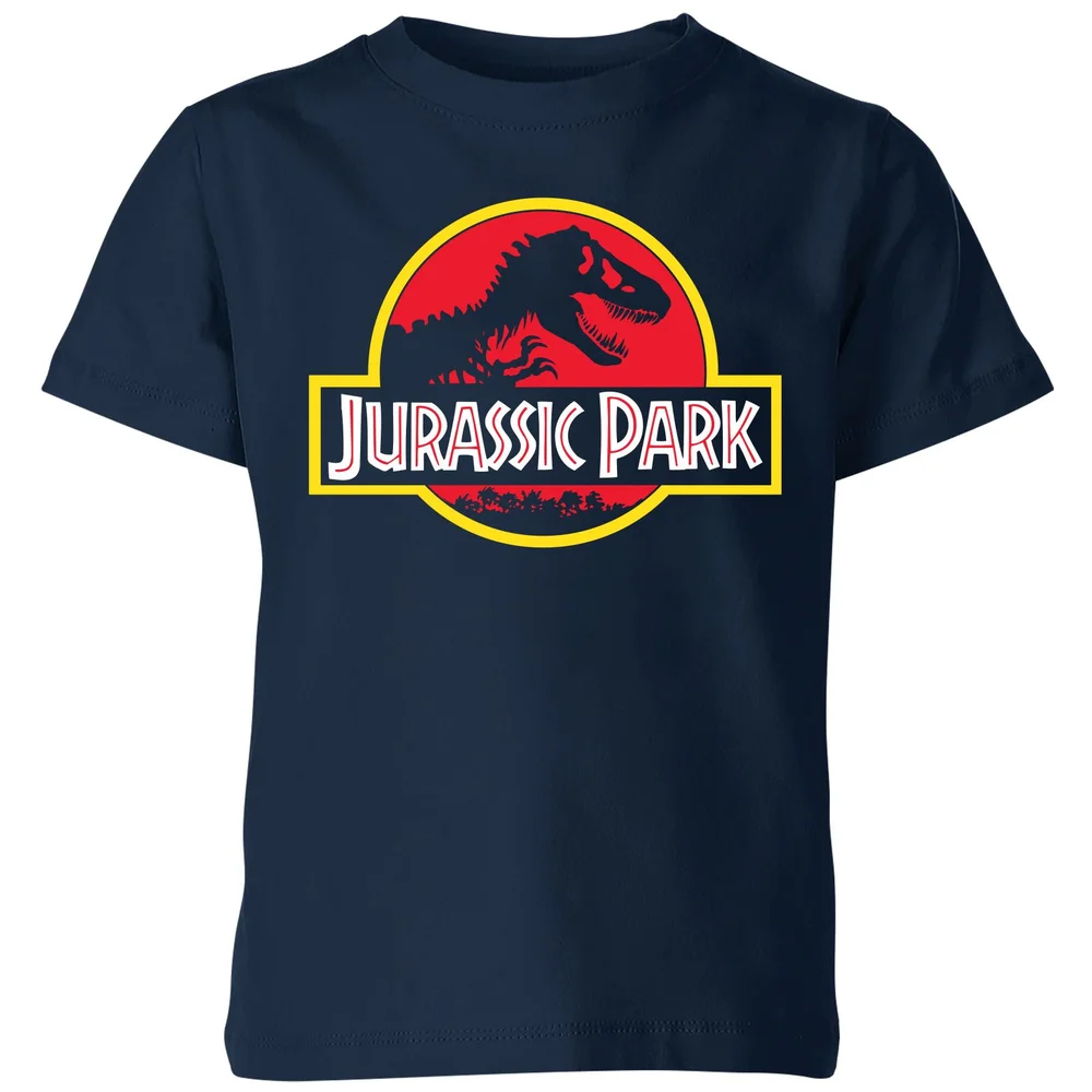 Jurassic Park Logo Kids' T-Shirt - Navy - 98/104 (3-4 jaar) Afbeelding 1