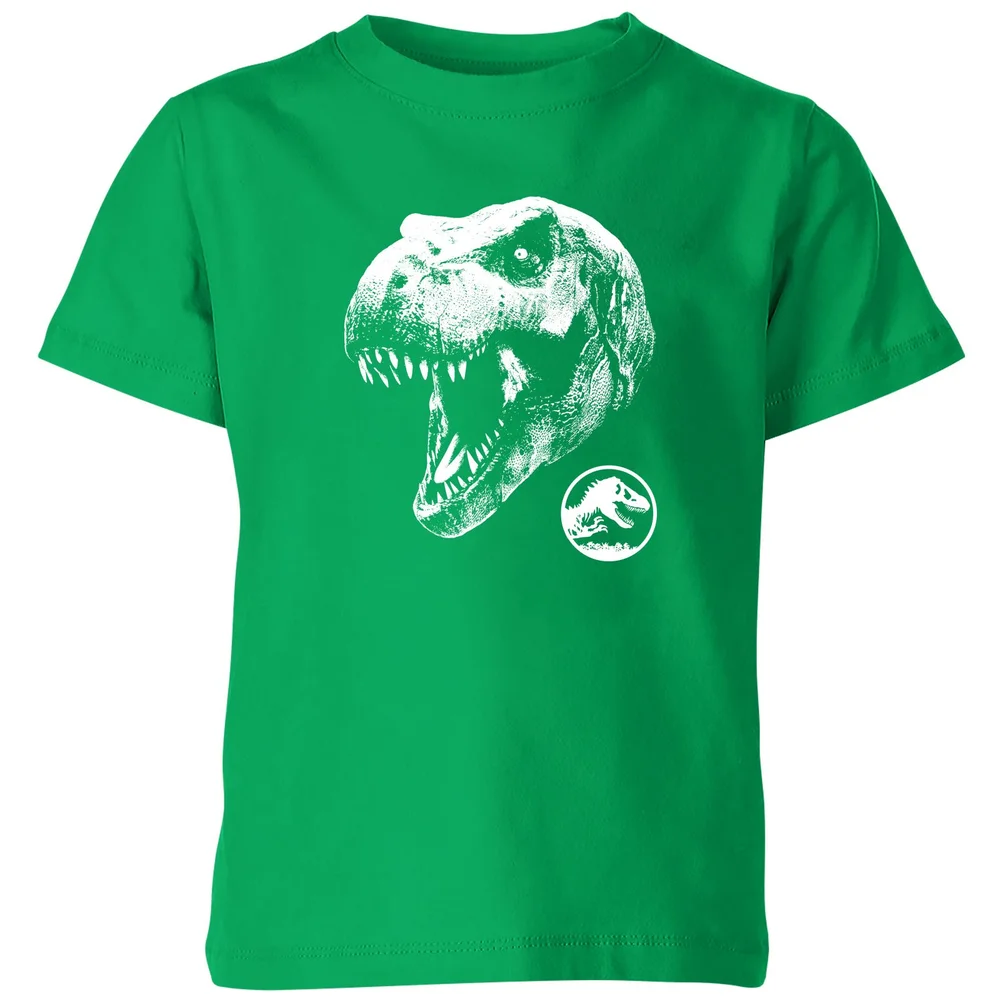 Jurassic Park T Rex Kids' T-Shirt - Green - 98/104 (3-4 jaar) Afbeelding 1