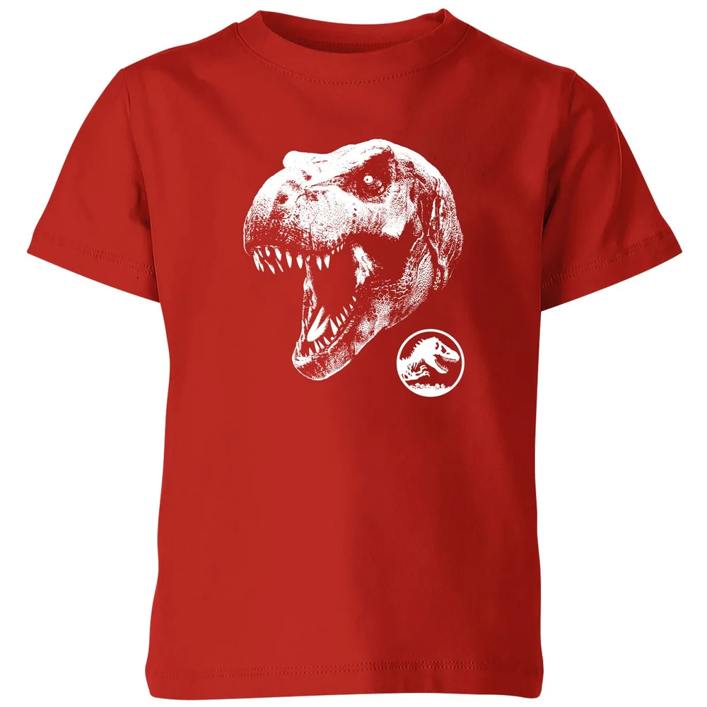 Jurassic Park T Rex Kids' T-Shirt - Red - 98/104 (3-4 jaar) Afbeelding 1