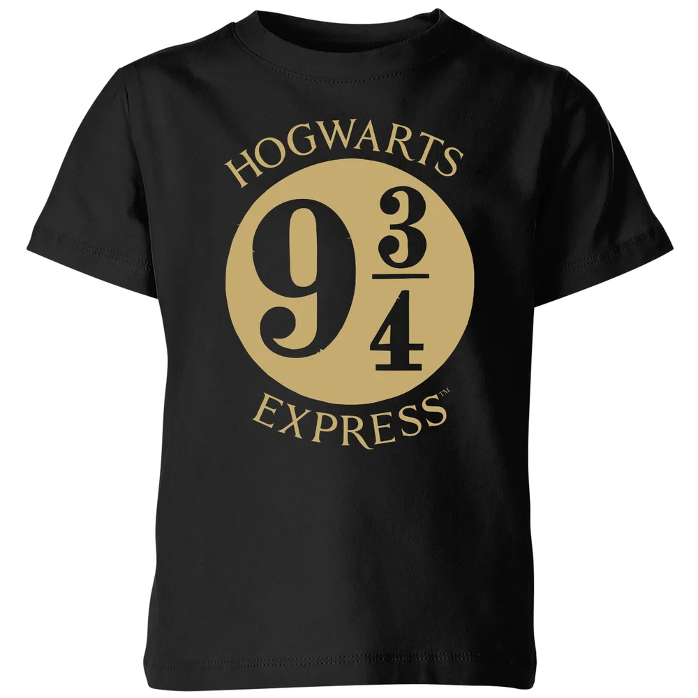 Harry Potter Platform Kids' T-Shirt - Black - 98/104 (3-4 jaar) Afbeelding 1