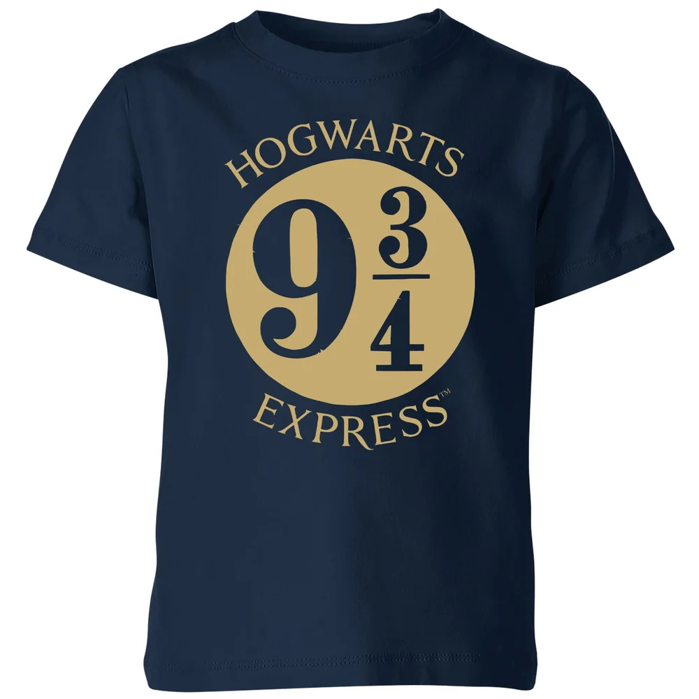 Harry Potter Platform Kids' T-Shirt - Navy - 98/104 (3-4 jaar) Afbeelding 1