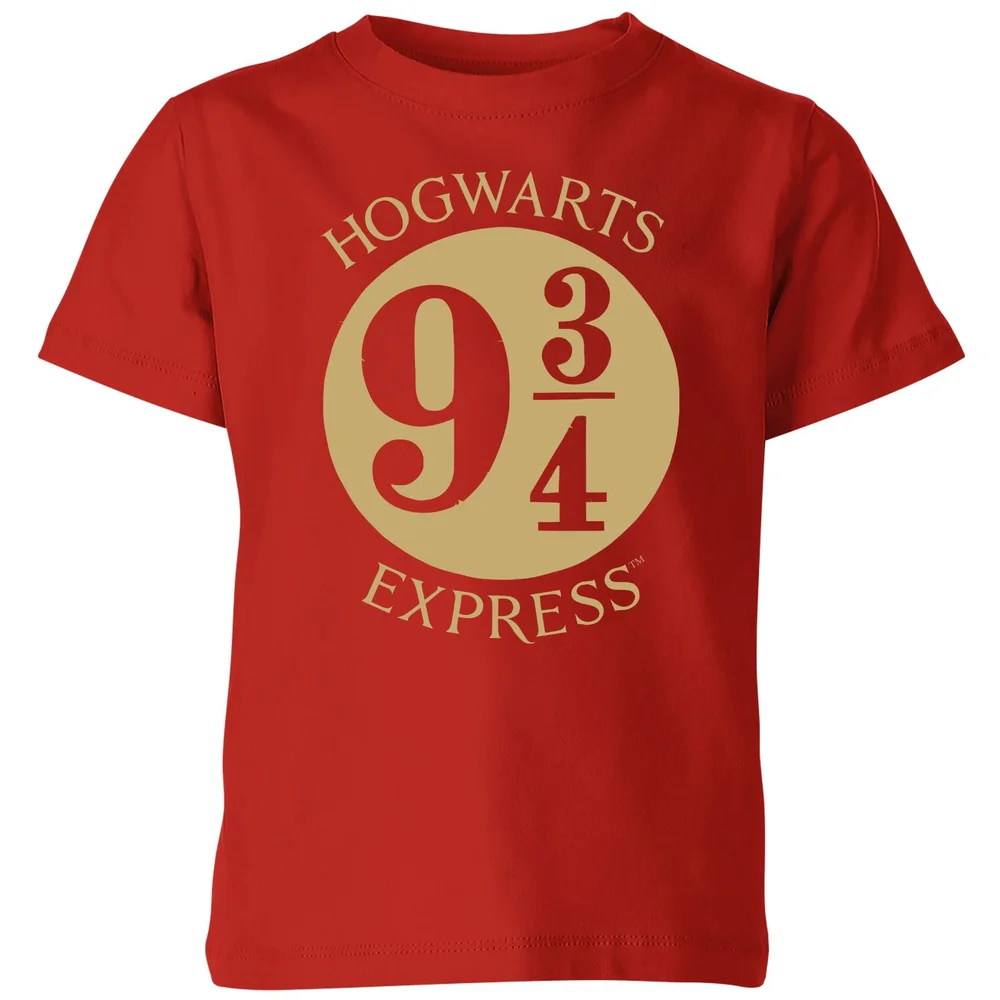 Harry Potter Platform Kids' T-Shirt - Red - 98/104 (3-4 jaar) Afbeelding 1