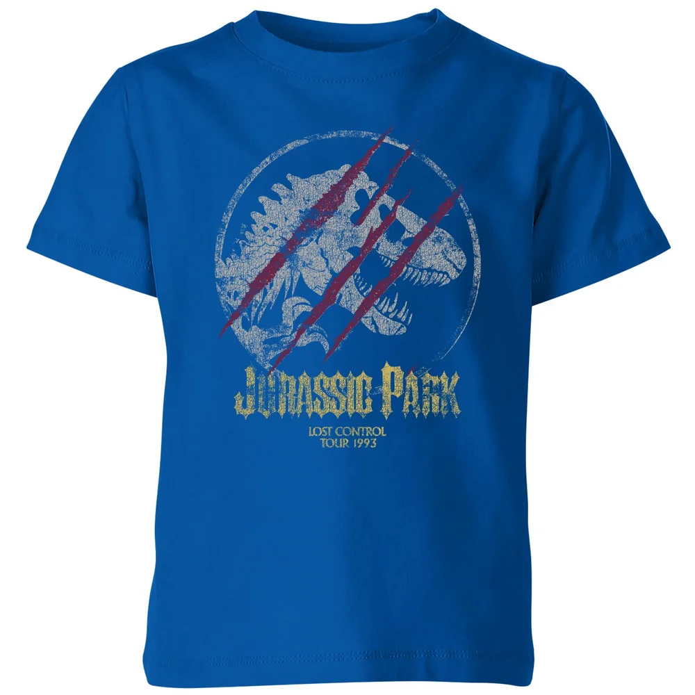 Jurassic Park Lost Control Kids' T-Shirt - Blue - 98/104 (3-4 jaar) Afbeelding 1