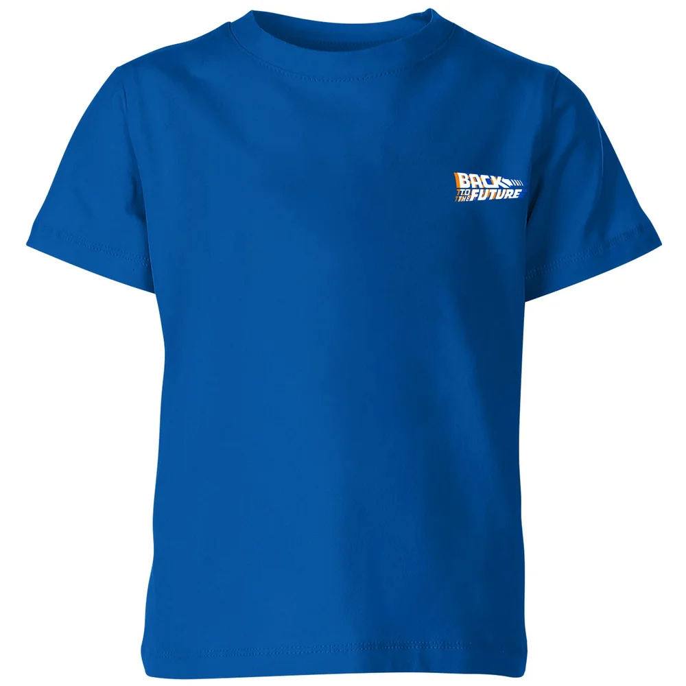 Back To The Future Kids' T-Shirt - Blue - 98/104 (3-4 jaar) Afbeelding 1
