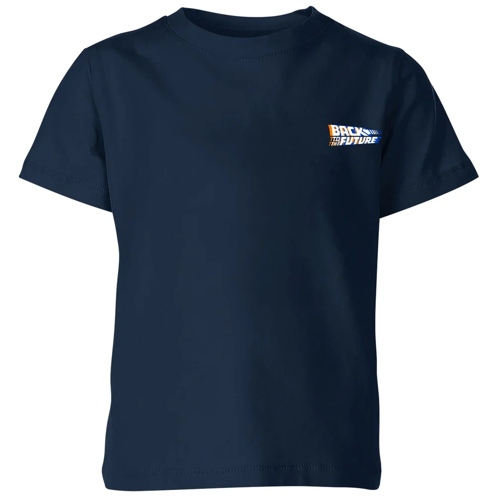 Back To The Future Kids' T-Shirt - Navy - 98/104 (3-4 jaar) Afbeelding 1