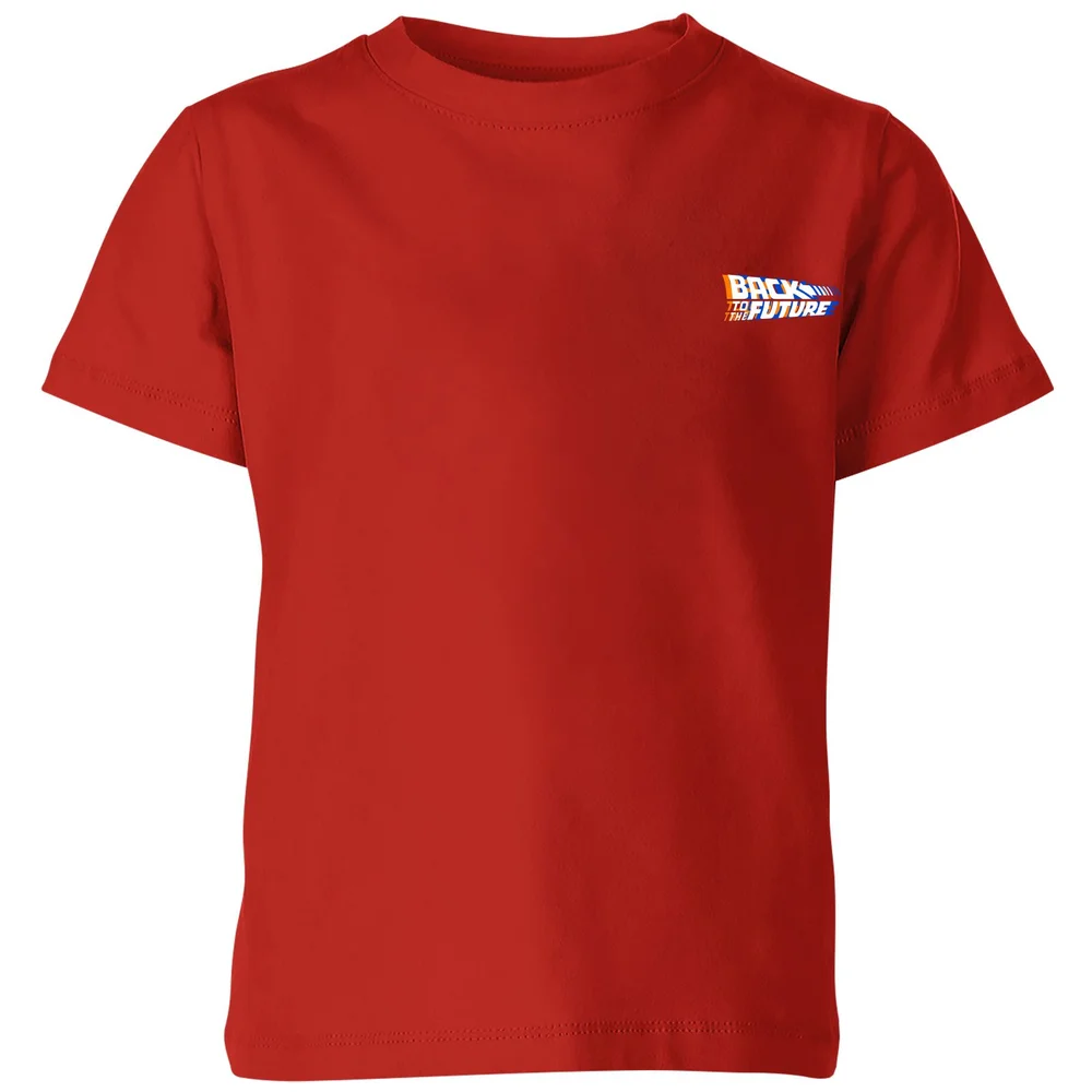 Back To The Future Kids' T-Shirt - Red - 98/104 (3-4 jaar) Afbeelding 1