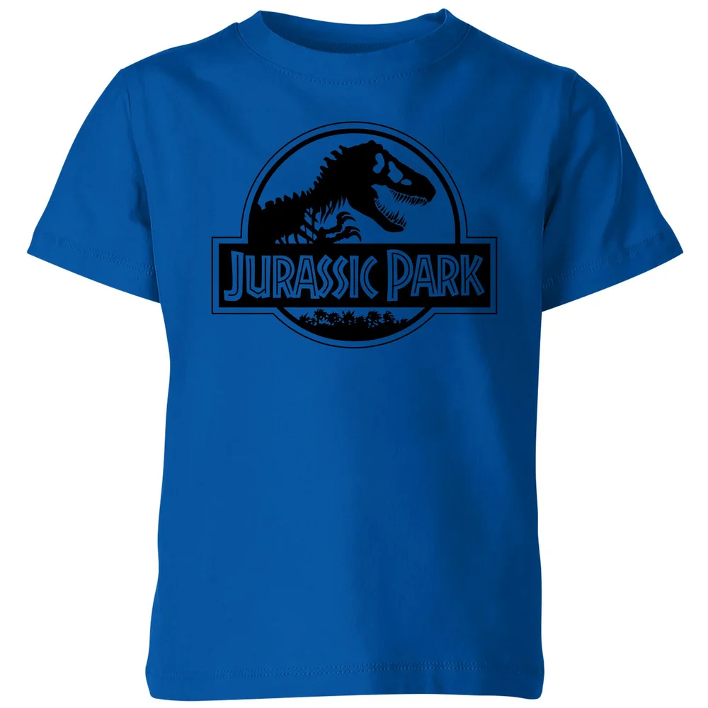 Jurassic Park Logo Kids' T-Shirt - Blue - 98/104 (3-4 jaar) Afbeelding 1