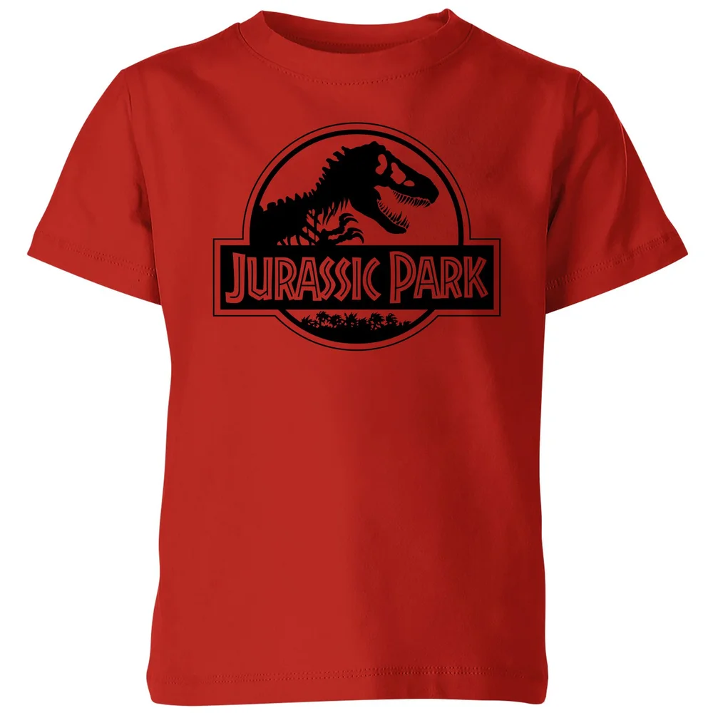 Jurassic Park Logo Kids' T-Shirt - Red - 98/104 (3-4 jaar) Afbeelding 1