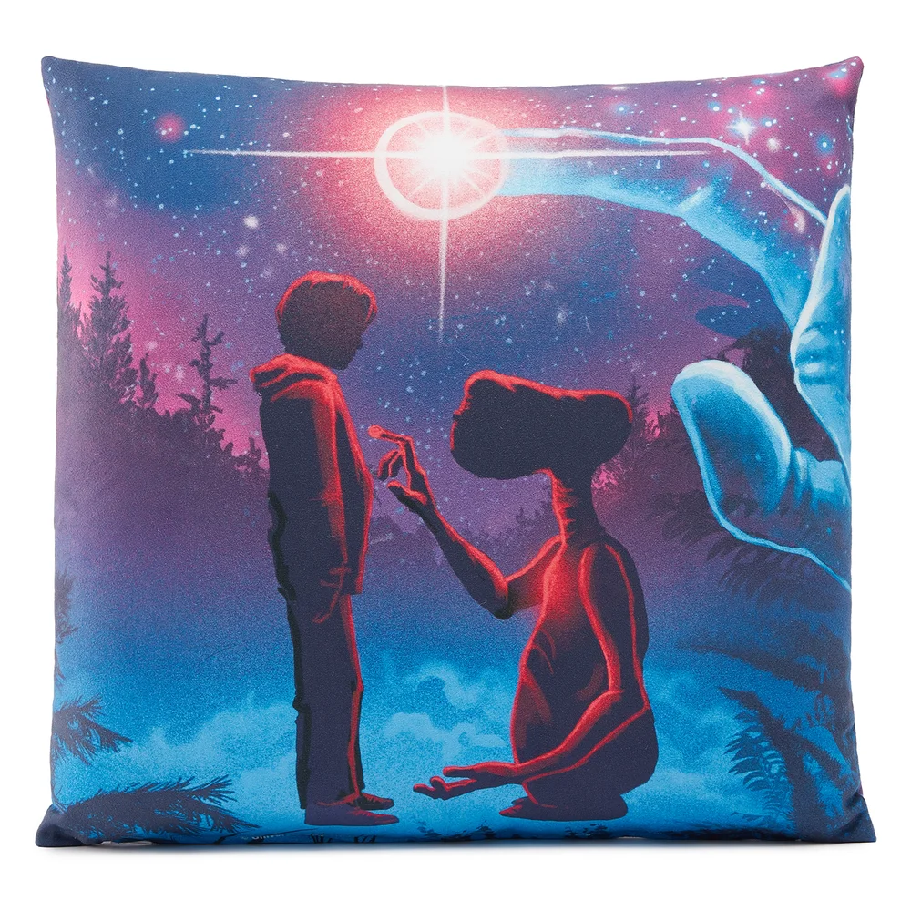 E.T. The Extra-Terrestrial X Ghoulish Square Cushion - 40x40cm - Soft Touch Afbeelding 1