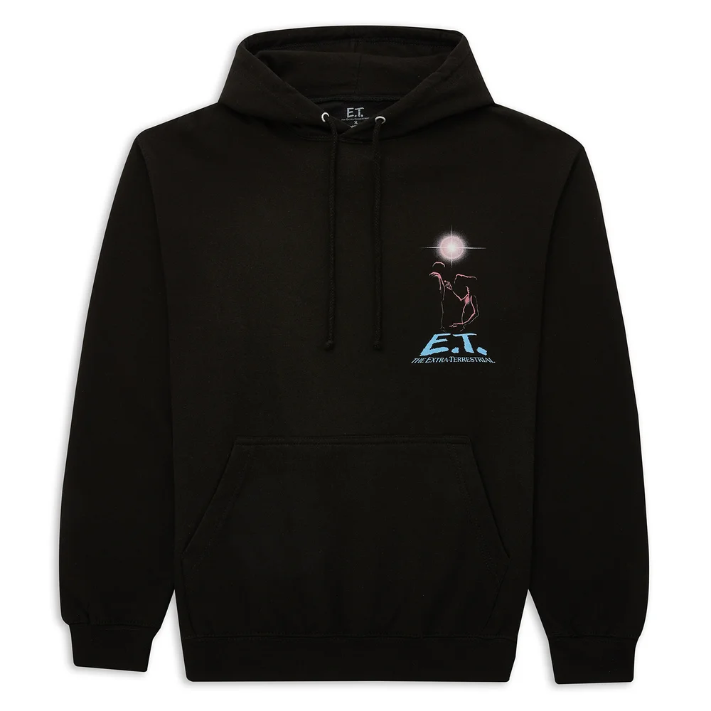 E.T. The Extra-Terrestrial X Ghoulish Silhouette Hoodie - Black - S Afbeelding 1
