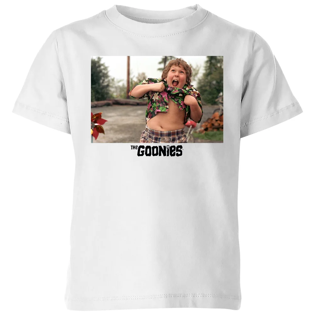 The Goonies Chunk Kids' T-Shirt - White - 98/104 (3-4 jaar) Afbeelding 1