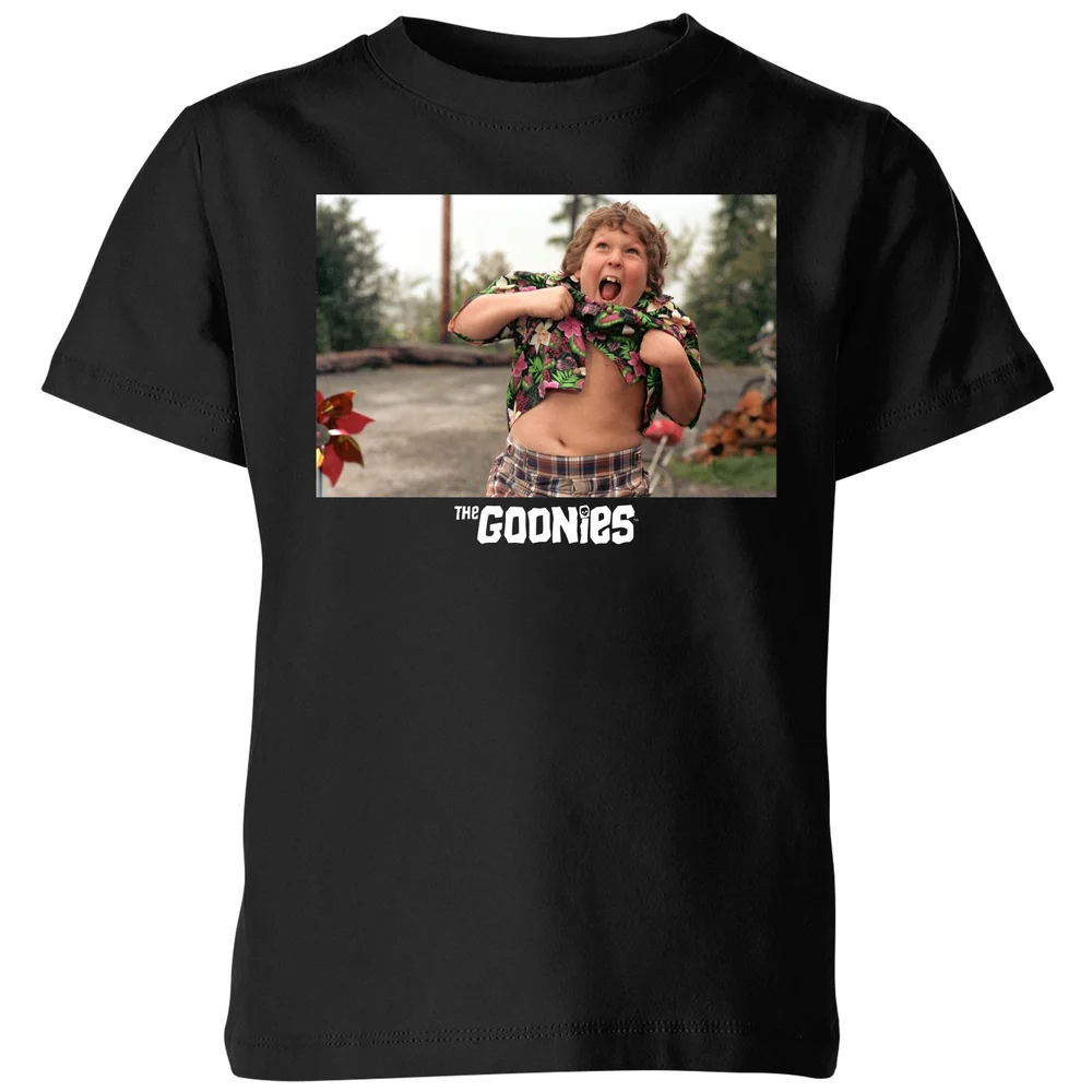 The Goonies Chunk Kids' T-Shirt - Black - 98/104 (3-4 jaar) Afbeelding 1