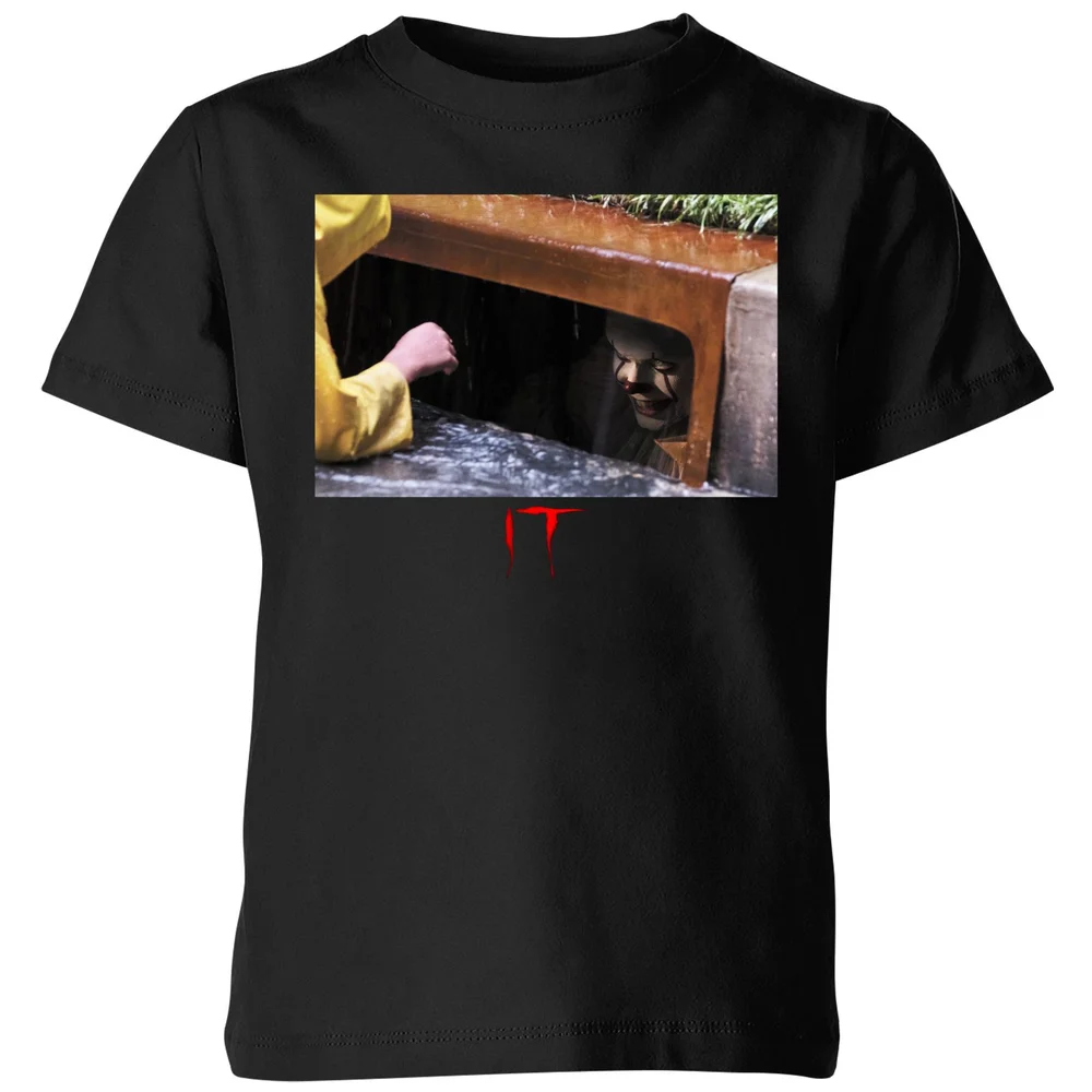 IT Chapter 1 (2017) Pennywise Kids' T-Shirt - Black - 98/104 (3-4 jaar) Afbeelding 1