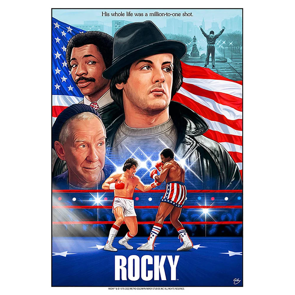 Fanattik Limited Edition Rocky Art Print Afbeelding 1