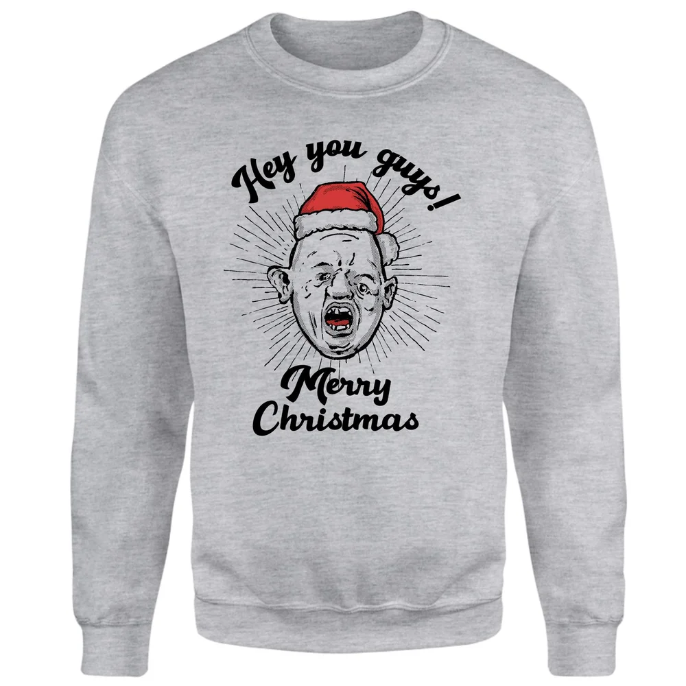 The Goonies HO! HO! HO! You Guys! Christmas Jumper - Grey - XS Afbeelding 1