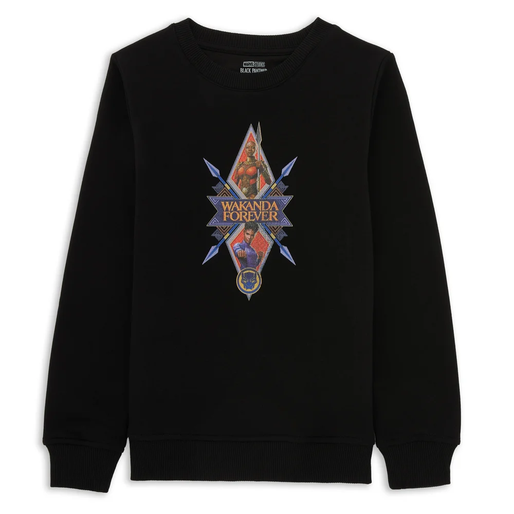 Wakanda Forever Protectors Kids' Sweatshirt - Black - 98/104 (3-4 jaar) Afbeelding 1