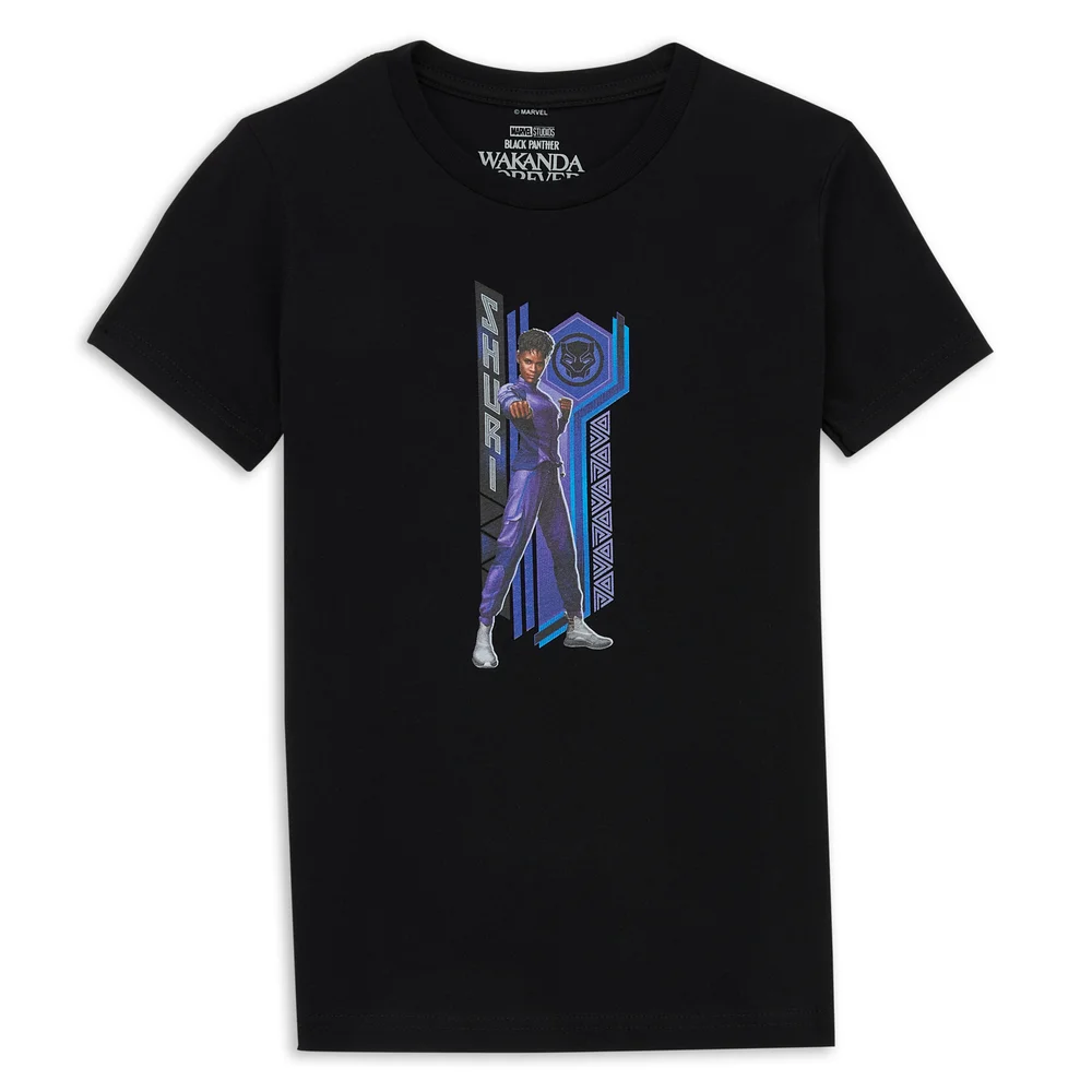 Wakanda Forever Shuri Kids' T-Shirt - Black - 98/104 (3-4 jaar) Afbeelding 1