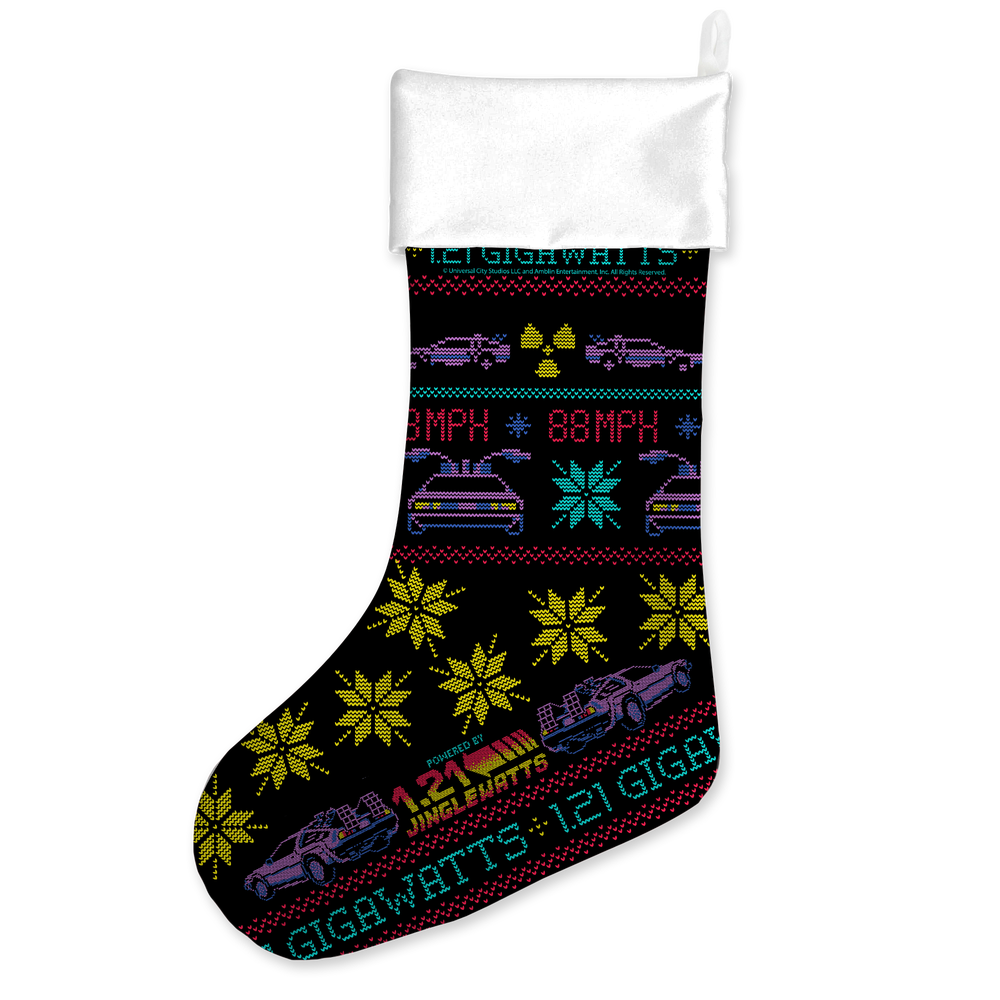 Back to The Future 1.21 Gigawatts Stocking Christmas Stocking Afbeelding 1