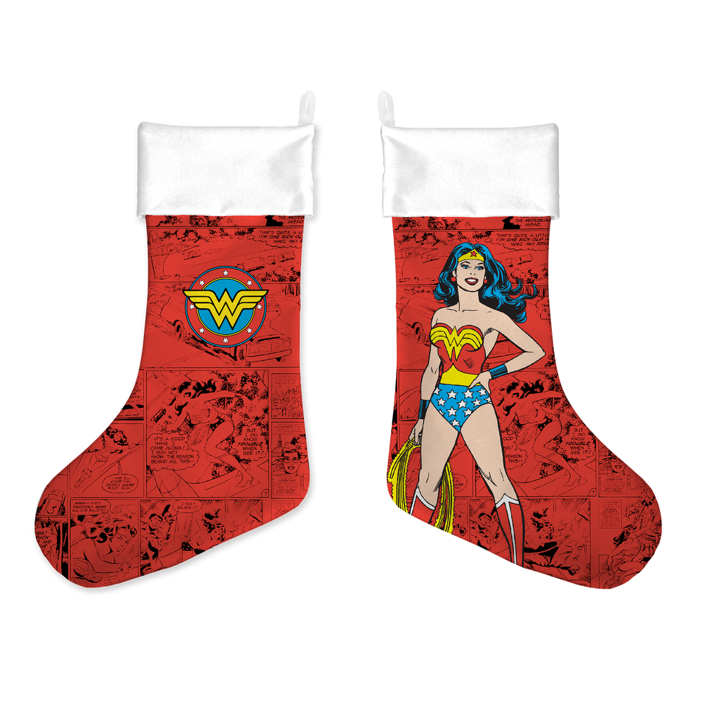 Wonder Woman Comic Christmas Stocking Afbeelding 1