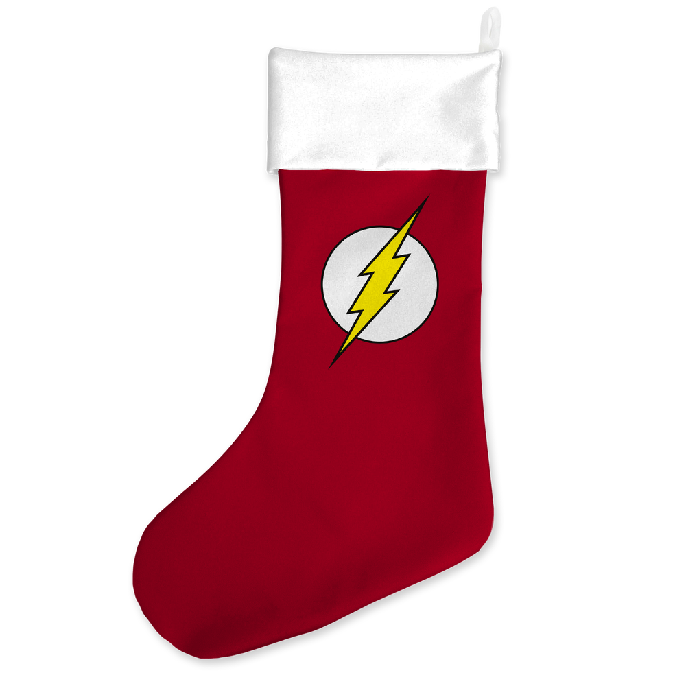 The Flash Comic Logo Christmas Stocking Afbeelding 1