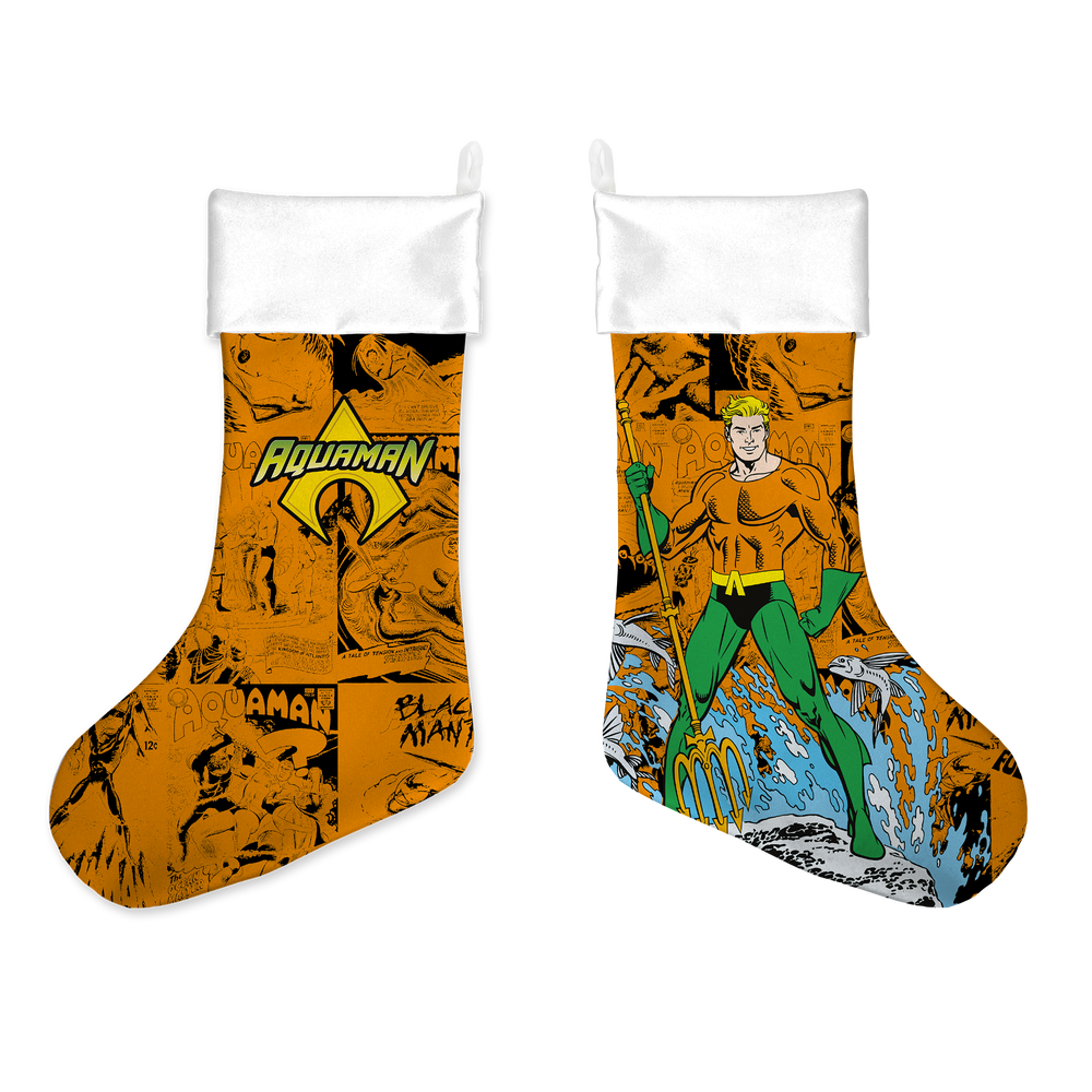 Aquaman Comic Christmas Stocking Afbeelding 1