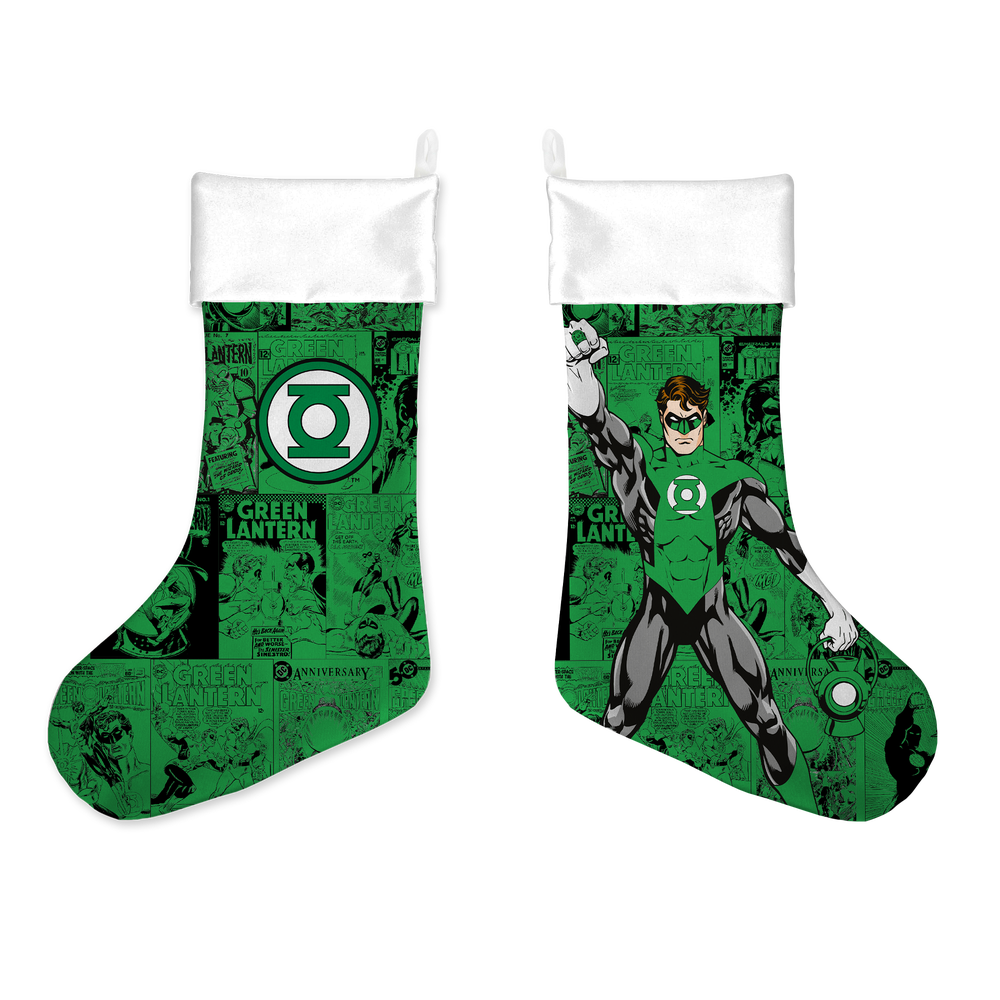 Green Lantern Comic Christmas Stocking Afbeelding 1