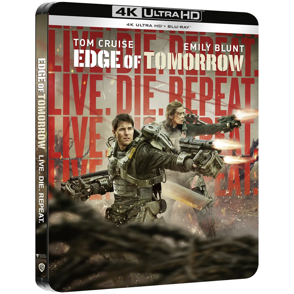 Edge of Tomorrow Zavvi Exclusive 4K Ultra HD Steelbook (includes Blu-ray) Afbeelding 1