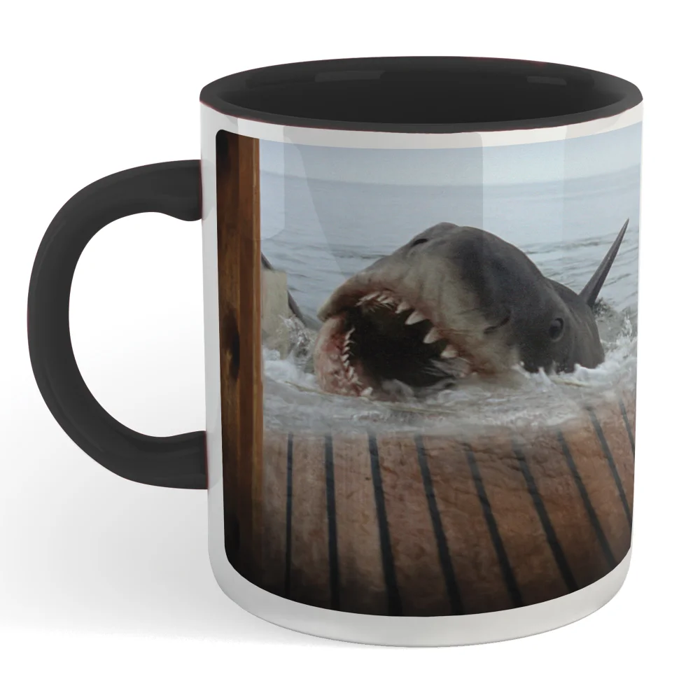 Jaws Shark Scene Mug - Black Afbeelding 1