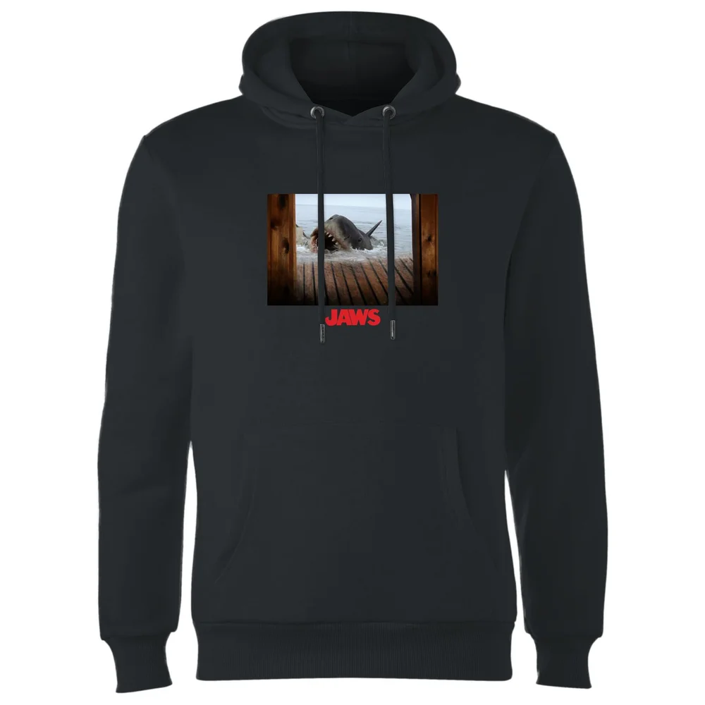 Jaws Shark Scene Hoodie - Black - S Afbeelding 1