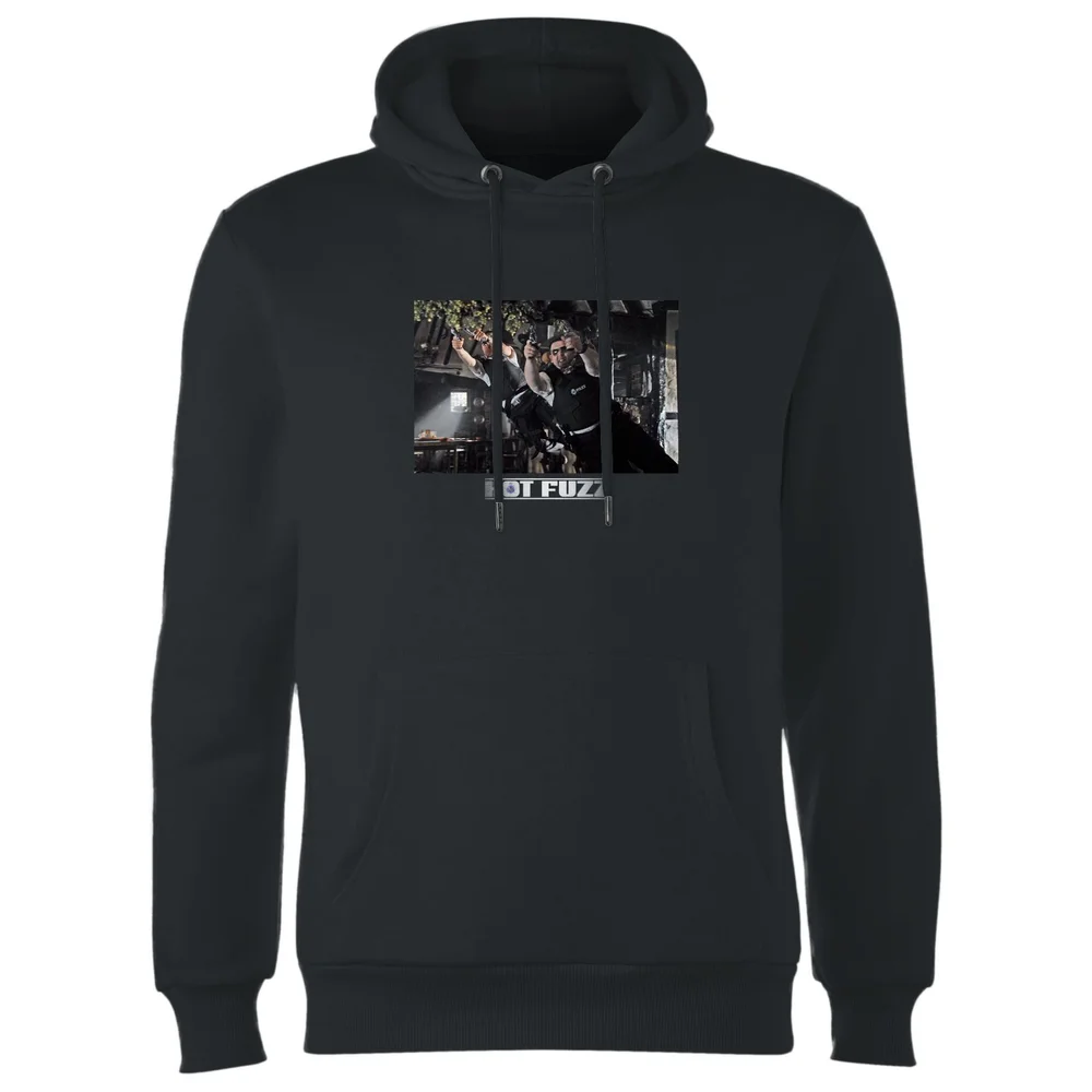 Hot Fuzz Pub Scene Hoodie - Black - S Afbeelding 1