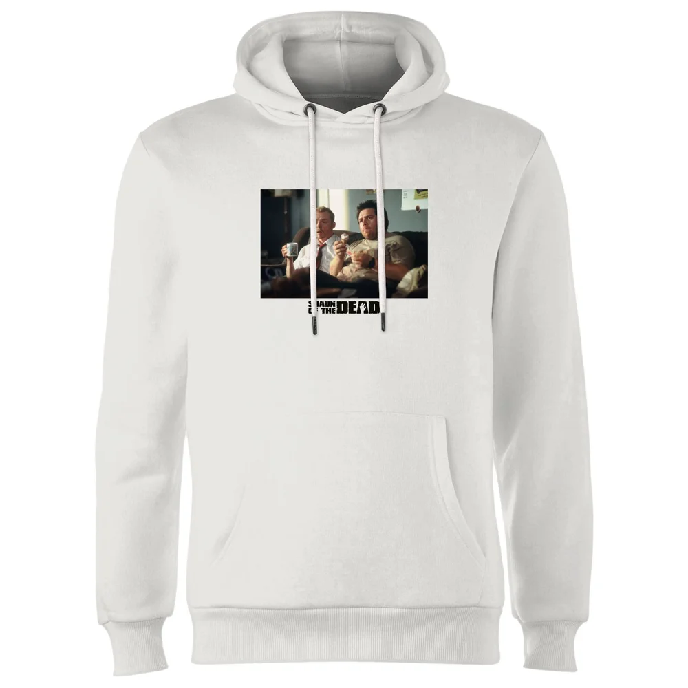 Shaun of the Dead Crisis Worsens Hoodie - White - S Afbeelding 1