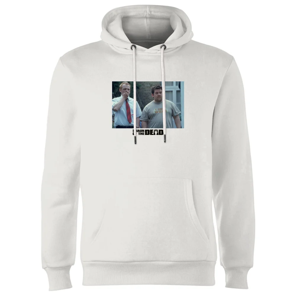 Shaun of the Dead I Think We Should Go Back Inside Hoodie - White - S Afbeelding 1