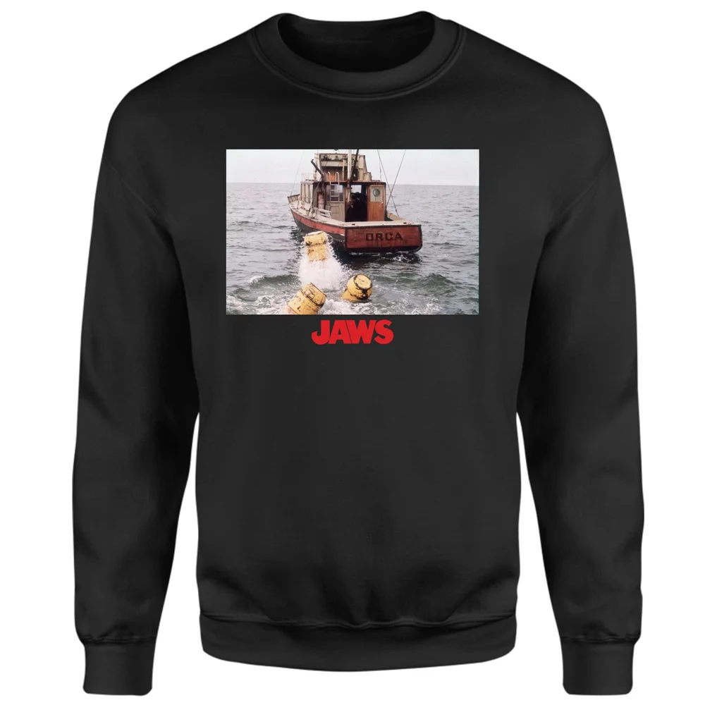 Jaws Barrels Scene Sweatshirt - Black - S Afbeelding 1