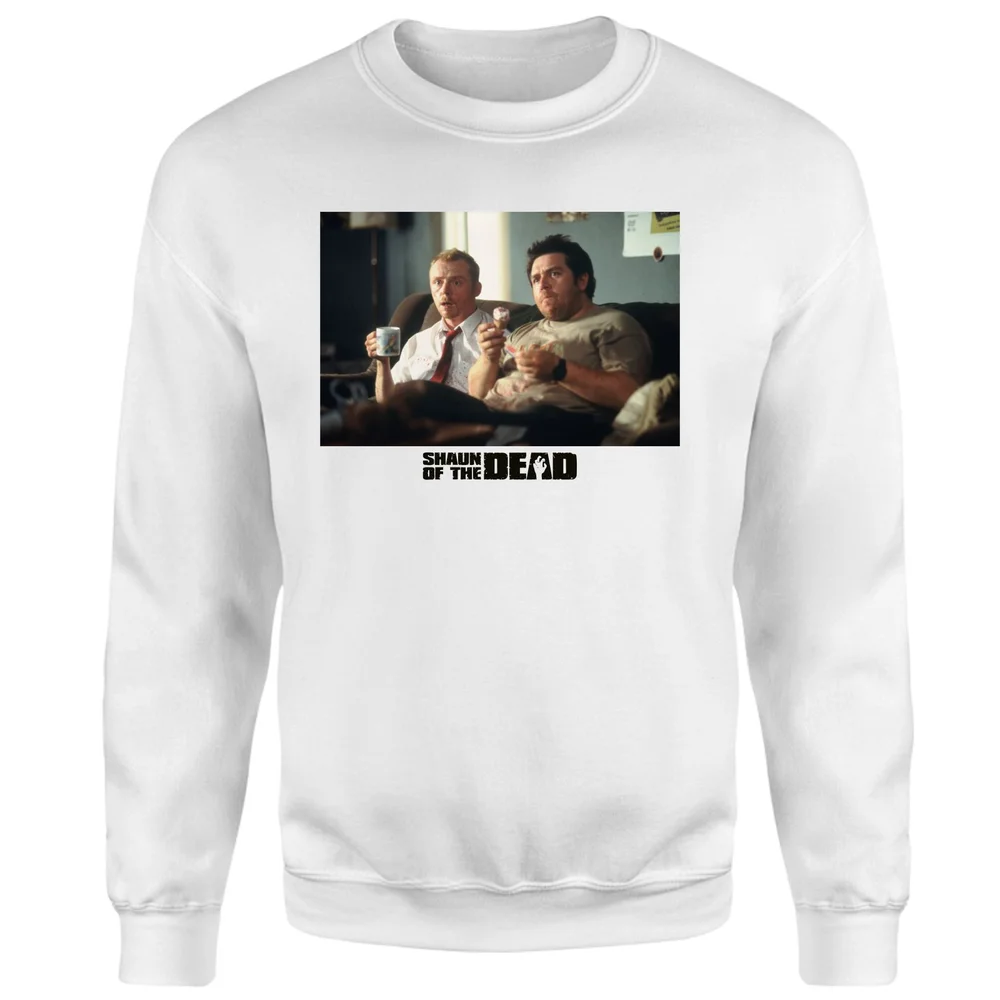 Shaun of the Dead Crisis Worsens Sweatshirt - White - M Afbeelding 1