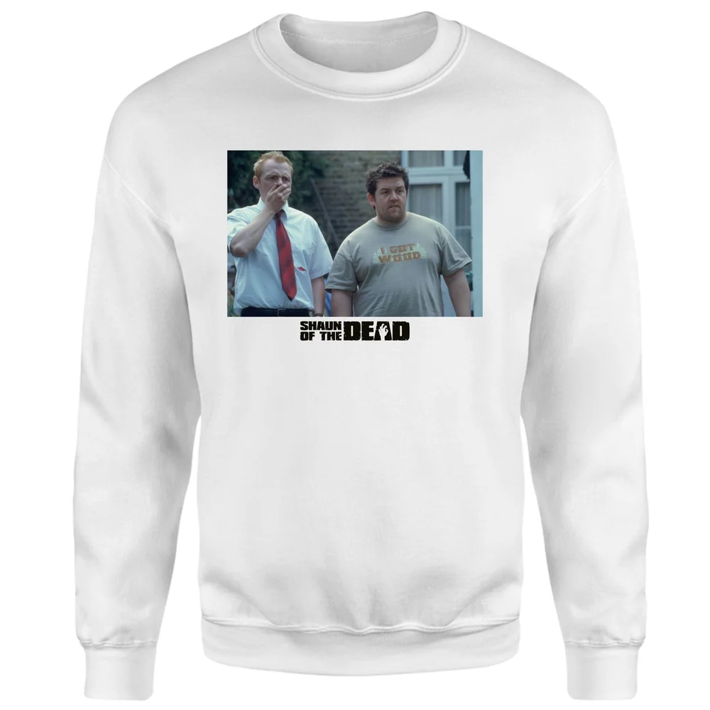 Shaun of the Dead I Think We Should Go Back Inside Sweatshirt - White - M Afbeelding 1