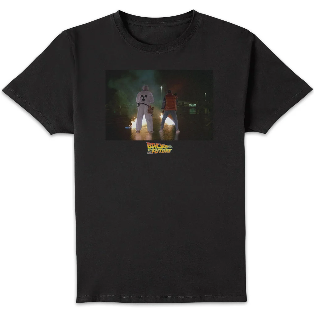 Back to the Future First Test Unisex T-Shirt - Black - S Afbeelding 1