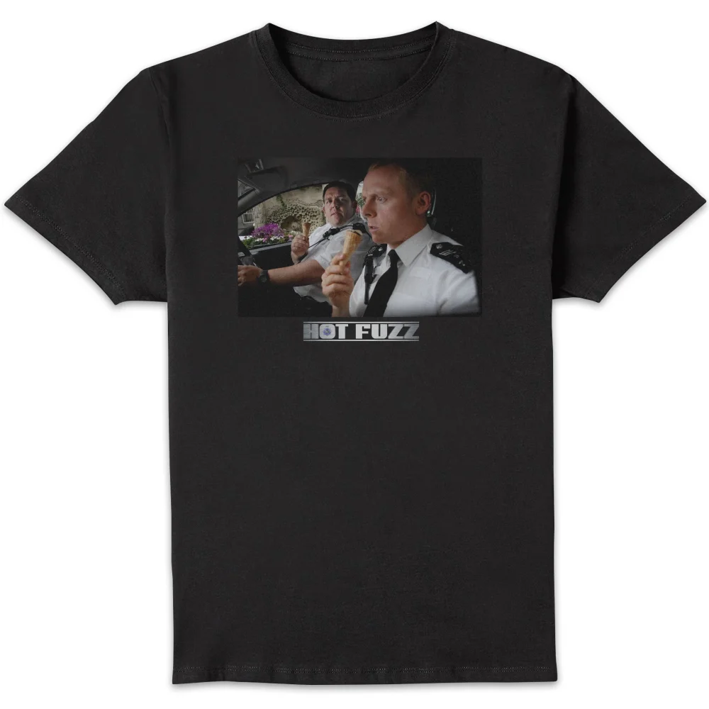 Hot Fuzz Ice Cream Scene Unisex T-Shirt - Black - S Afbeelding 1