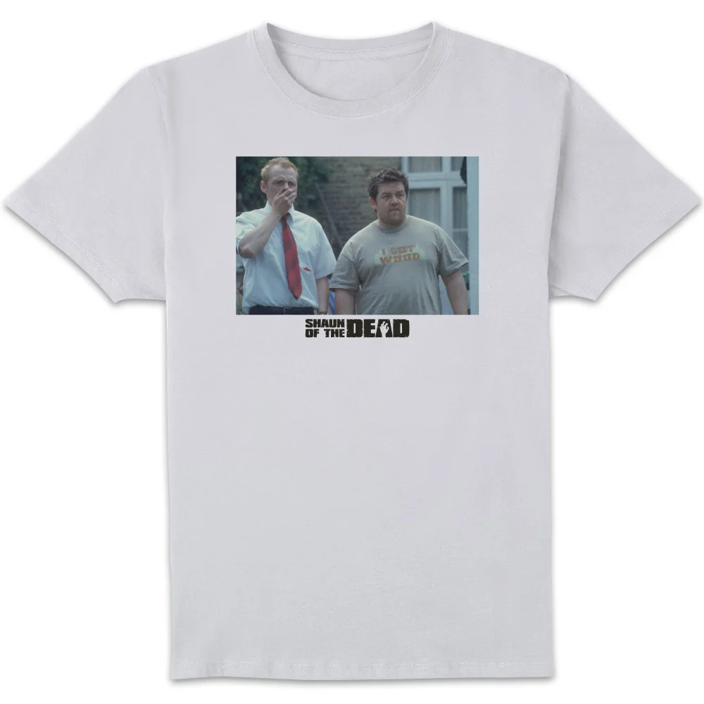 Shaun of the Dead I Think We Should Go Back Inside Unisex T-Shirt - White - S Afbeelding 1