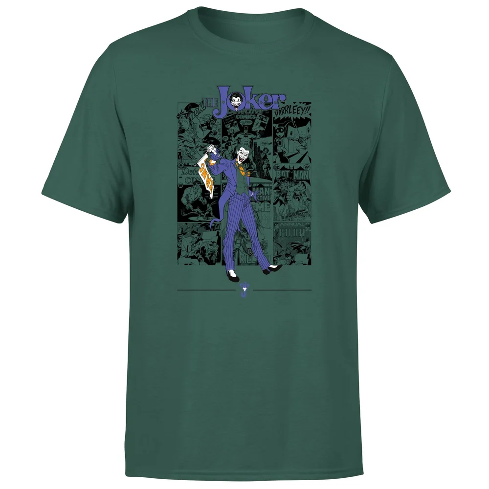 The Joker Comic Composition T-Shirt - Green - S - Groen Afbeelding 1