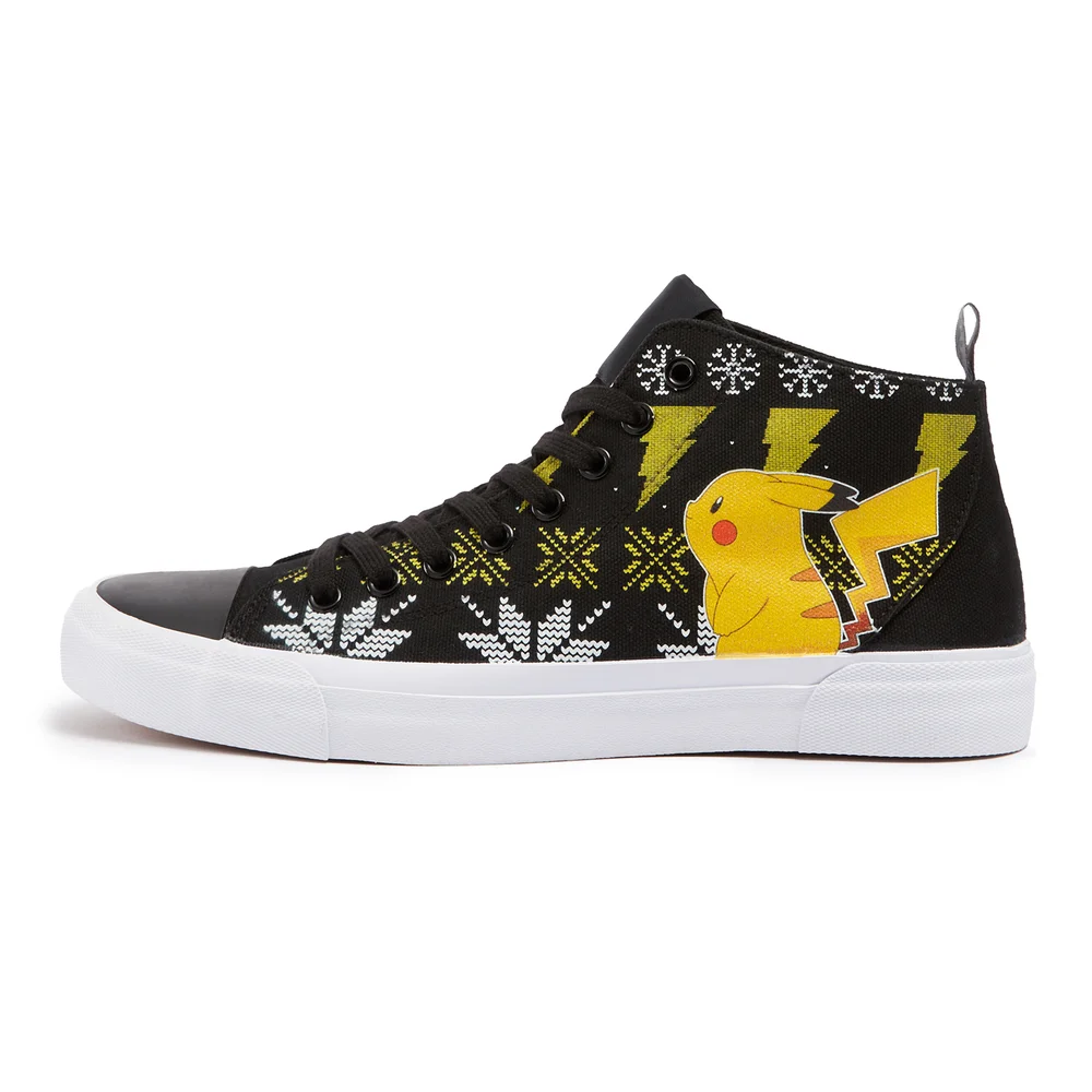 Pokémon Pikachu Winter High Top - Black - UK 3 / EU 35.5 / US Men's 3.5 / Women's 5 Afbeelding 1