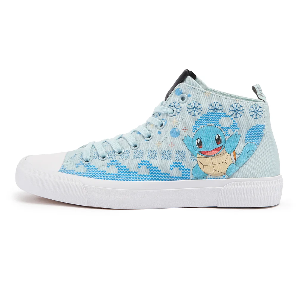 Pokémon Winter Squirtle High Top - Sky Blue - UK 3 / EU 35.5 / US Men's 3.5 / Women's 5 Afbeelding 1