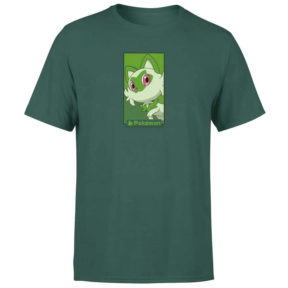 Pokémon Sprigatito Unisex T-Shirt - Green - S Afbeelding 1